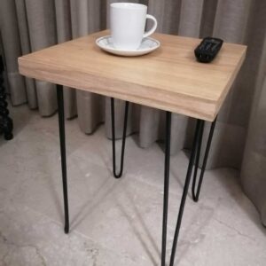 Table de Salon, Pieds épingles en fer forgé